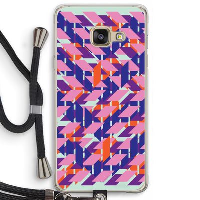 Skew Blush 3: Samsung Galaxy A3 (2016) Transparant Hoesje met koord