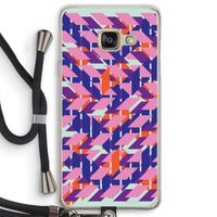 Skew Blush 3: Samsung Galaxy A3 (2016) Transparant Hoesje met koord