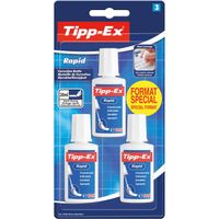 Tipp-Ex correctievloeistof Rapid, blister van 3 stuks, special format