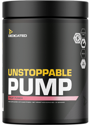 Dedicated Nutrition Unstoppable Pump Fruit Punch (405 g)