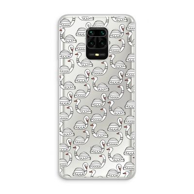 Zwanen: Xiaomi Redmi Note 10 Lite Transparant Hoesje