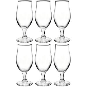 6x Stuks luxe bierglazen voor speciaalbier 520 ml