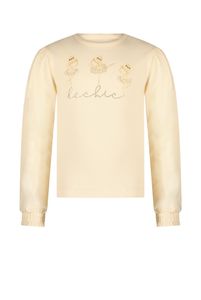 Le Chic Meisjes t-shirt dancing - Nora - Pearled ivory