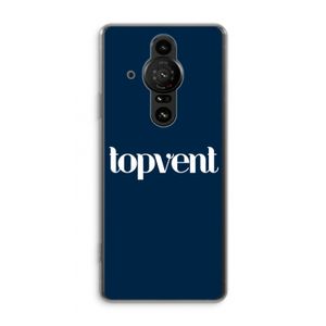 Topvent Navy: Sony Xperia Pro-I Transparant Hoesje