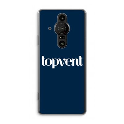 Topvent Navy: Sony Xperia Pro-I Transparant Hoesje