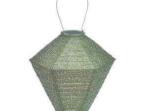 Lumiz - Lampion Diamant - 28cm - Sashiko-Licht Groen
