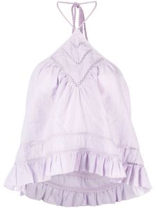 MARANT ÉTOILE haut Lisio à dos-nu - Violet