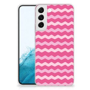 Samsung Galaxy S22 Plus TPU bumper Waves Pink