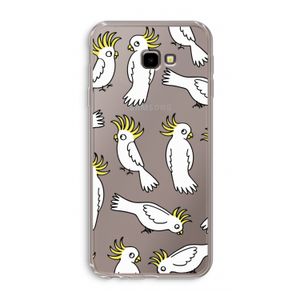 Papegaai: Samsung Galaxy J4 Plus Transparant Hoesje