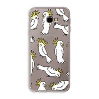 Papegaai: Samsung Galaxy J4 Plus Transparant Hoesje