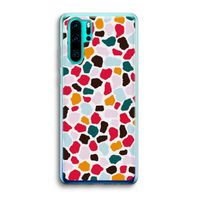 Colored Giraffe: Huawei P30 Pro Transparant Hoesje