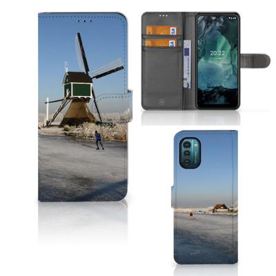 Nokia G11 | G21 | Flip Cover | Schaatsers