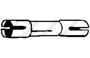 Pijpverbinding, uitlaatsysteem 265131