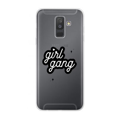 Girl Gang: Samsung Galaxy A6 Plus (2018) Transparant Hoesje
