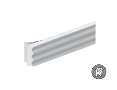 Ellen Tochtband k-profiel - wit - 9x3mm - 7.5m