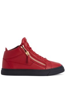 Giuseppe Zanotti baskets montantes Kriss en cuir - Rouge