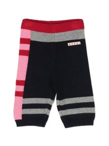 Marni Kids short à design colour block - Bleu