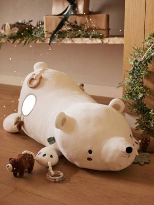 Grote activiteitenknuffel GREEN FOREST meerkleurig