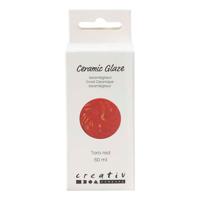 Creativ Company Keramiek glazuur 984-1101 c dekkend toro red - 60ml