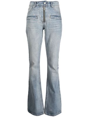Courrèges jean évasé - Bleu