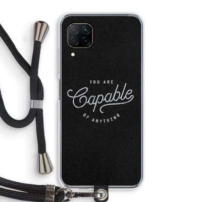 Capable: Huawei P40 Lite Transparant Hoesje met koord