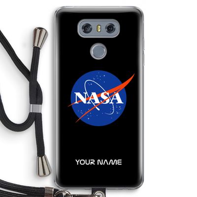 NASA: LG G6 Transparant Hoesje met koord