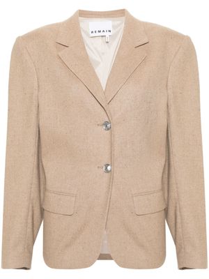 REMAIN blazer à détail plissé - Tons neutres