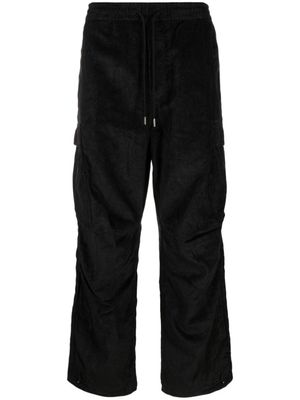 Maharishi pantalon en velours côtelé à poches cargo - Noir