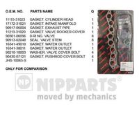 Nipparts Cilinderkop pakking set/kopset J1242081 - thumbnail