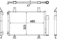 Condensor, airconditioning AC495000S