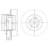 Delphi Diesel Remschijf BG3089 - thumbnail