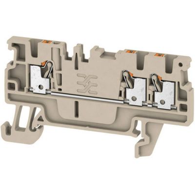 Weidmüller 1552740000 Doorgangsklem 3.50 mm Spanveer Beige 50 stuk(s) Piece