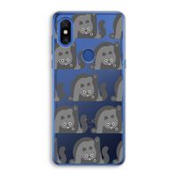 Cats: Xiaomi Mi Mix 3 Transparant Hoesje