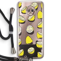 When Life Gives You Lemons...: Motorola Moto G6 Transparant Hoesje met koord