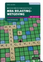 MBA Belastingwetgeving met resultaat - C.J.M. Jacobs - Paperback (9789463172646) - thumbnail