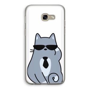 Cool cat: Samsung Galaxy A5 (2017) Transparant Hoesje
