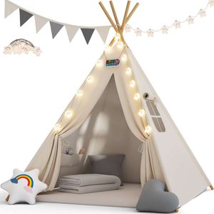 Tipi Speeltent Wit 160x120x120cm