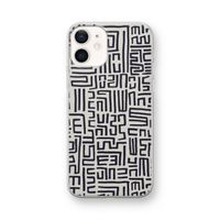 Moroccan Print: iPhone 12 mini Transparant Hoesje