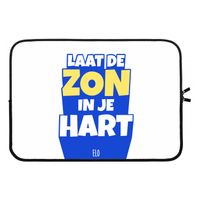 Laat de zon in je hart: Laptop sleeve 13 inch