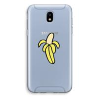 Banana: Samsung Galaxy J5 (2017) Transparant Hoesje - thumbnail