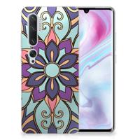 Xiaomi Mi Note 10 Pro | TPU Case | Purple Flower