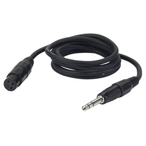 DAP FL03 verloopkabel 1x XLR female naar 1x Stereo jack 150cm