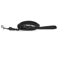 Spotted! Pro Leren Showlijn Zwart 1,2 x 180cm (Musketon)