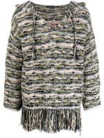 Alanui hoodie Chill Out en maille - Vert