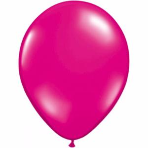 Bellatio Decorations party ballonnen - Magenta roze - 25x stuks - 30 cm