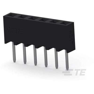 TE Connectivity 2314878-6 Female header, inbouw (standaard) Inhoud: 1 stuk(s) Tube