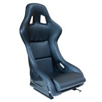Sportstoel 'MO' - Zwart Kunstleder - Vaste polyester rugleuning SS77L Sportstoel 'MO' - Zwart Kunstleder - Vaste polyester rugleuning SS77L