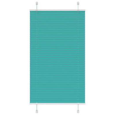 Pliss rolgordijn 70x150 cm stofbreedte 69,4 cm petrol groen