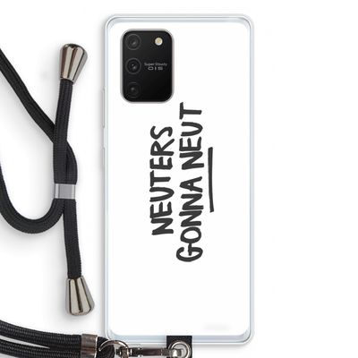Neuters: Samsung Galaxy S10 Lite Transparant Hoesje met koord