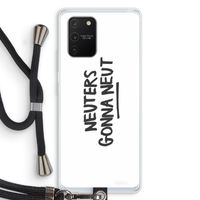 Neuters: Samsung Galaxy S10 Lite Transparant Hoesje met koord